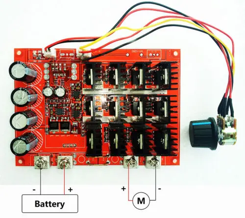 DC 10-50V 60A контроль скорости двигателя PWM HHO RC control ler 12V 24V 48V 3000W MAX | Электроника