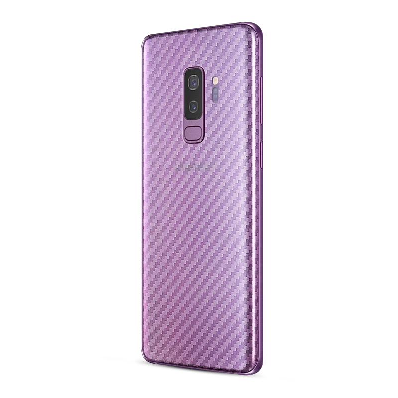 2 шт пленка наклейка полное покрытие для samsung Galaxy S7 Edge S10 S9 S8 Plus Note 9 8 Note9 A5 углеродное волокно задняя защита экрана