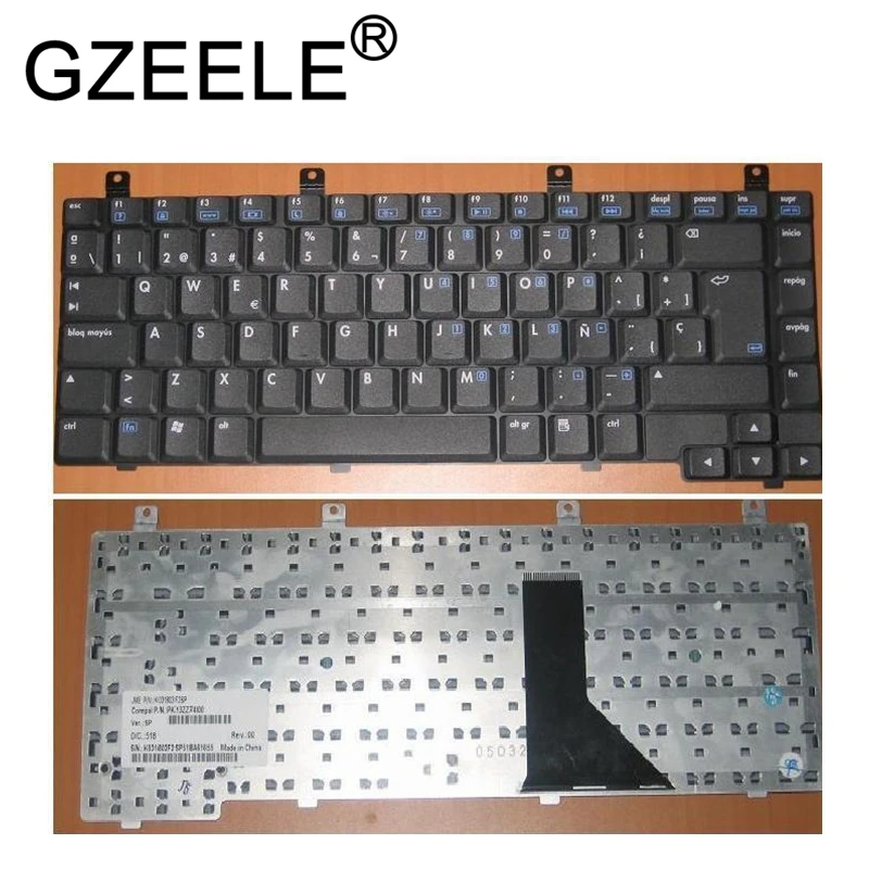 GZEELE new SPANISH SP laptop Keyboard for HP Compaq Pavilion DV5000 DV5200 DV5208 ZV5000 ZV6000 ZX5000 M2010 ZE2000 488590-071 | Компьютеры