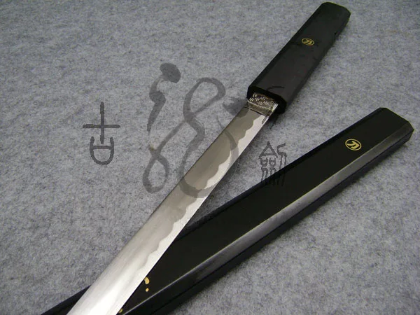 

S2301 JAPANESE NINJA SHOTOKAN SWORD W/ SCABBARD PRACTICE RULE PAINTINGS 39.1"