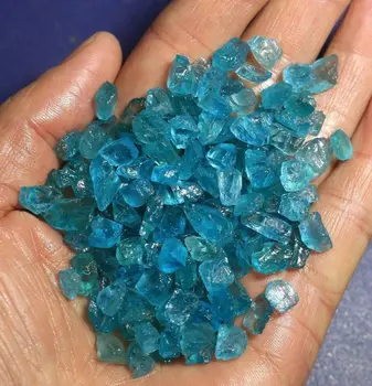 

RARE 100g NATURAL RAW BLUE APATITE High-quality CRYSTAL GEM STONE YL-J0685
