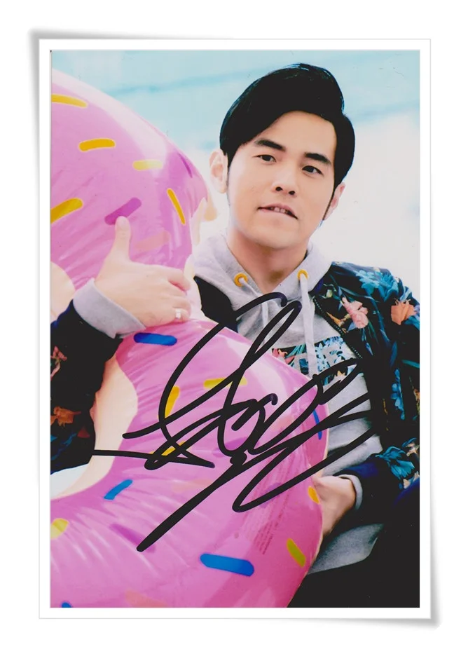 Jay Chou autographed signed original photo 6 inches new chinese