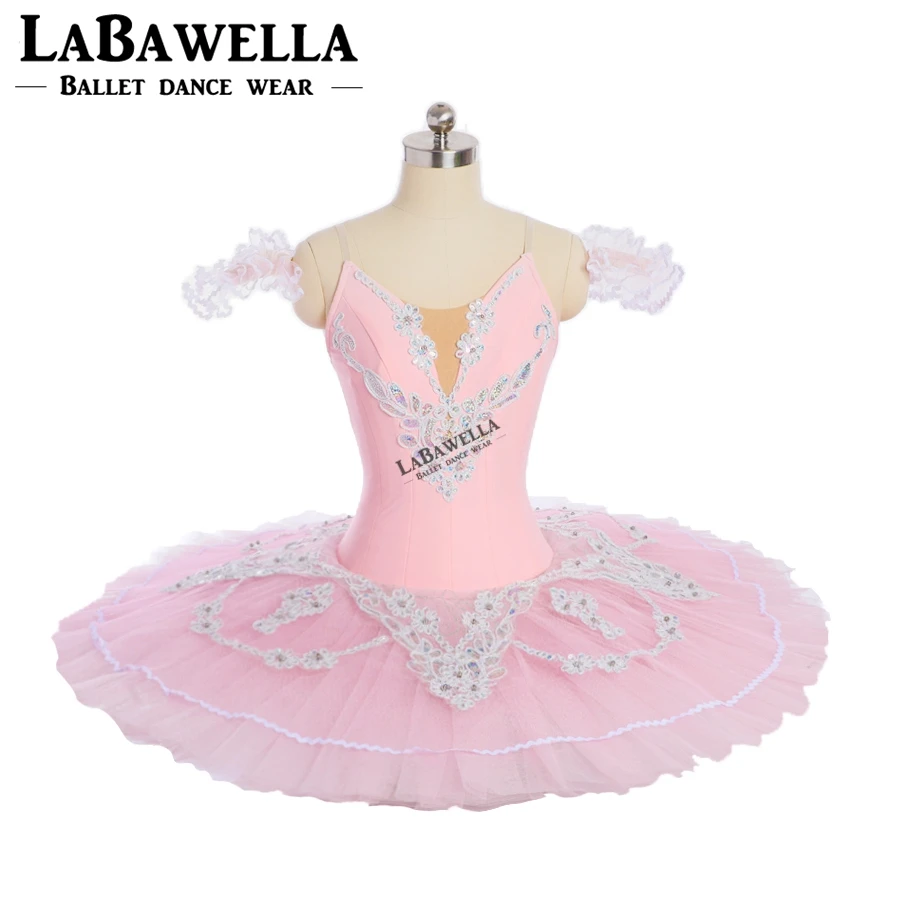 Custom Ballerina Pancake Tutu BT8931E Women Pink Professional Ballet Tutus Skirt Le Corsaire Performance Ballet Stage