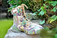Cool Men s Outdoor Hunting Suit training Tactical Camo Boots Army Military Combat Boots