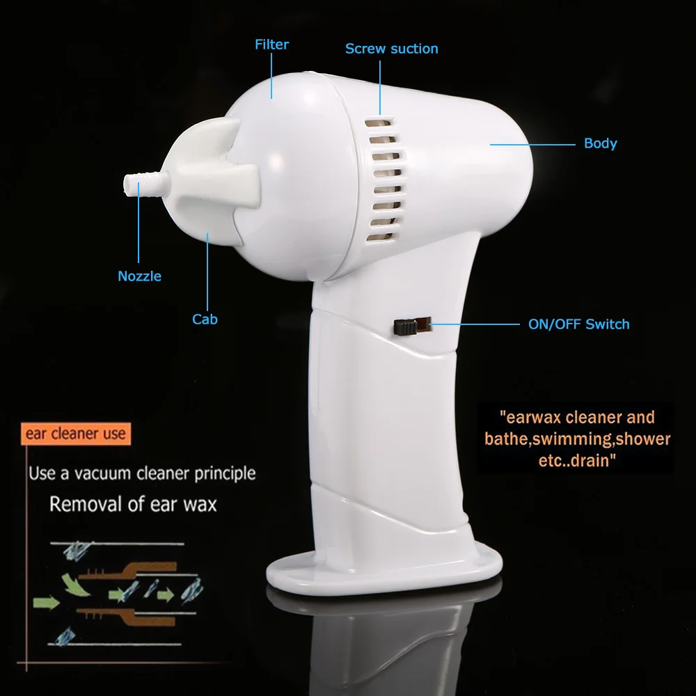 Buy Painless Electric Ear Cleaner Cordless Ear Massage