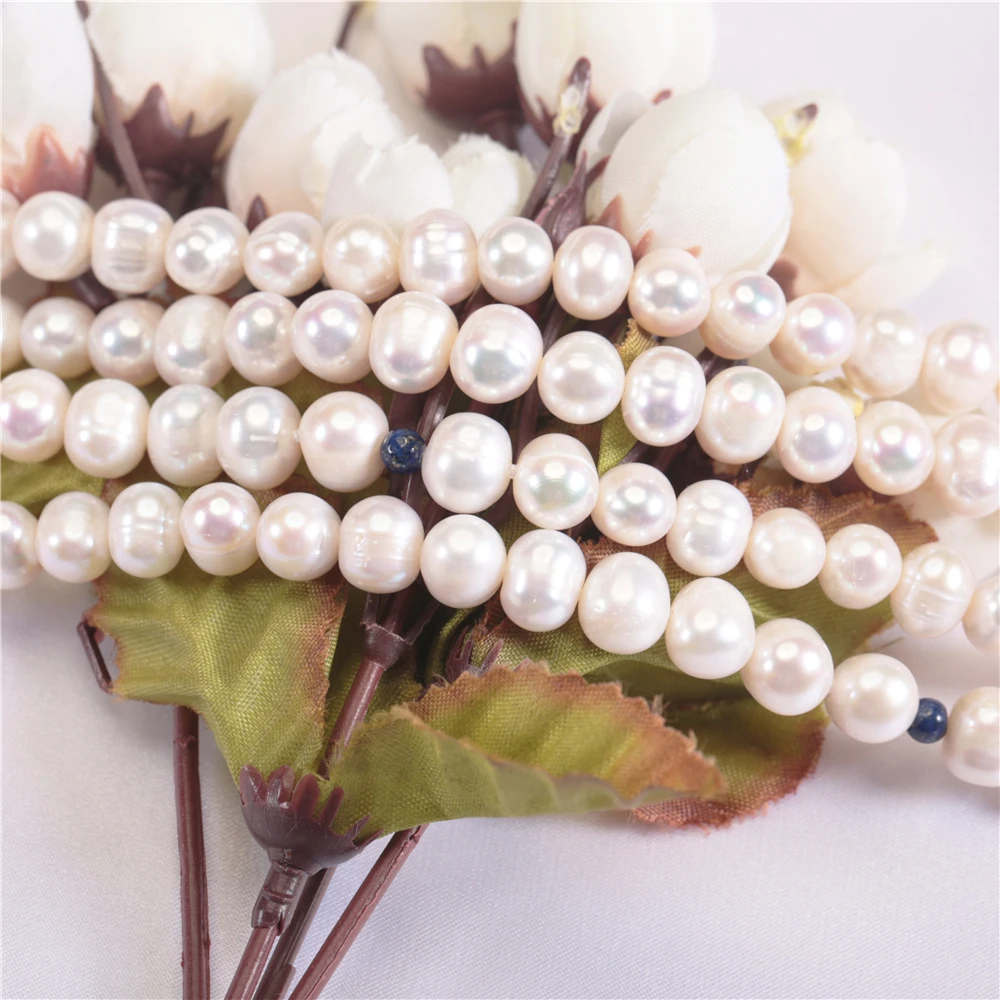 SNH 20-25mm 47inches A square 100% Natural Freshwater Pearl Necklace Fine Jewelry