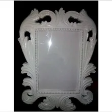 Вечерние мероприятия/большой размер белый барокко Свадебная фоторамка Держатель карточки с именем гостя фоторамки в белой коробке/E