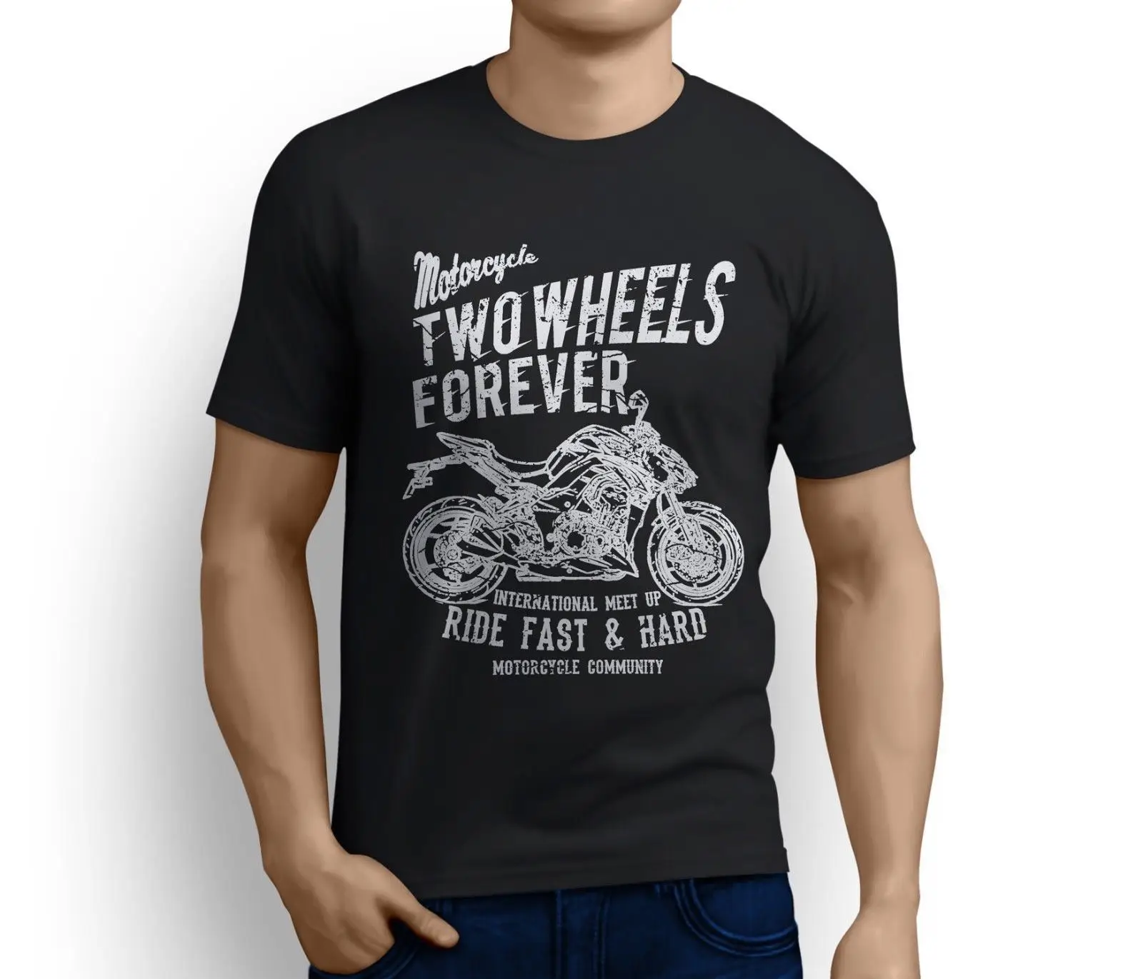 Summer New Men Cotton T Shirt Kawasaki Z1000 2017 Inspired Motorcycle ...