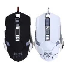 Ultra-precise 4000DPI Adjustable 7 Buttons Pro Gaming Optical Mouse LED Light USB Wired Mouse Gamer Mice for Computer Laptop