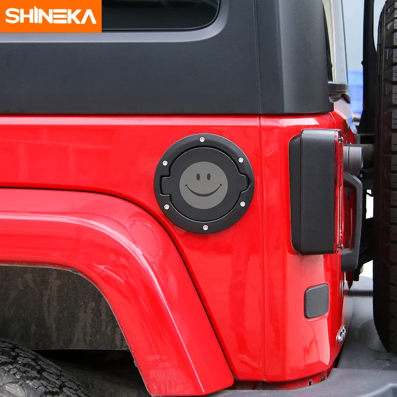 SHINEKA новейшая крышка топливного бака крышка бензобака крышка заливного бака металлическая ABS для Jeep Wrangler JK 2007- внешние аксессуары