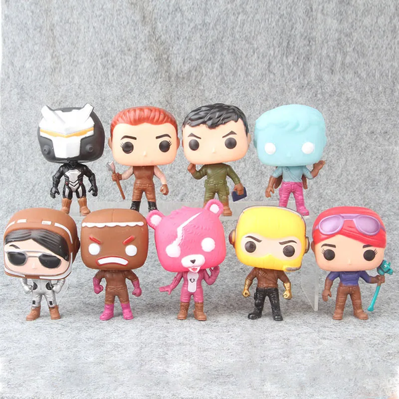 

9pcs/set 10CM Cute Game Fortnight Vinyl Figure Collection Model Doll Toys Game fortinete Action Figure Toys Gifts for Children