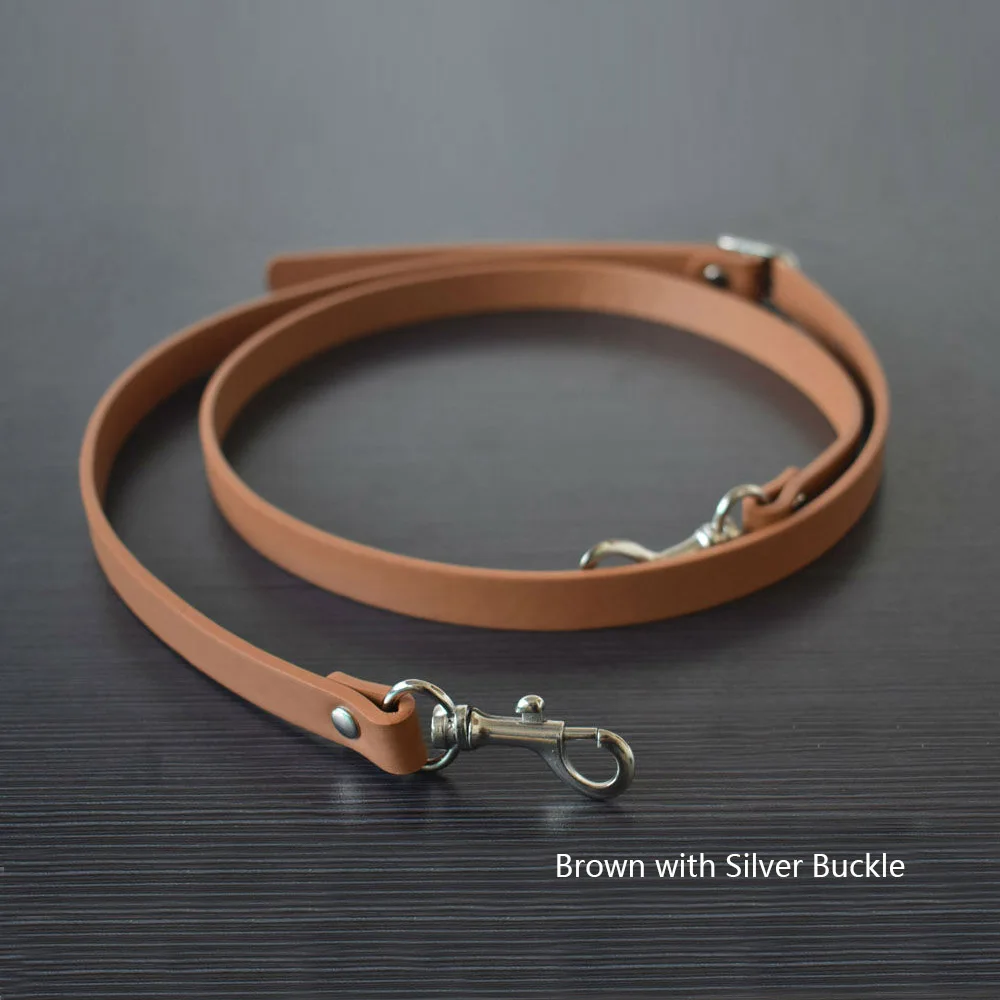135CM Adjustable Leather Strap Handbag Shoulder Bag Belts Handmade Replacement Silver Buckle Bag Parts Accessories for Girls
