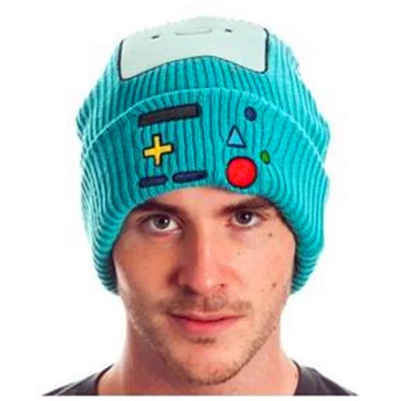 Adventure Beemo BMO косплей мультяшная вязаная шапка шерстяная Finn jack Fionna принцесса