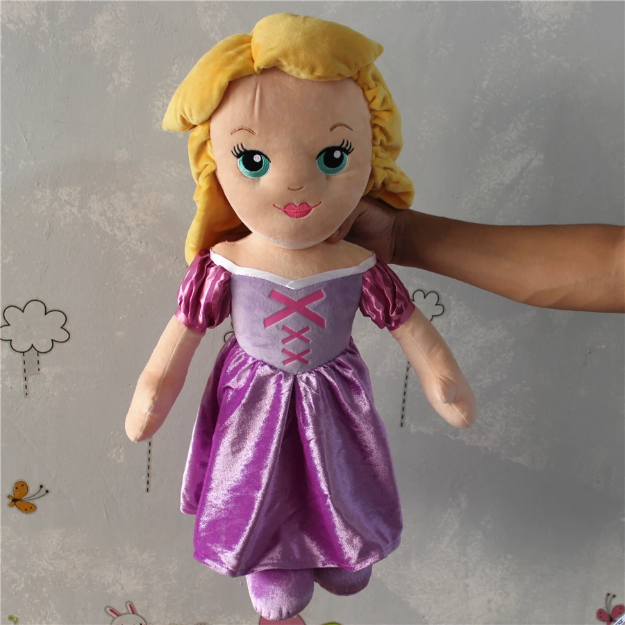 女の子のためのスパンコールぬいぐるみ 50cm 19 5インチ 大きな王女の人形 おもちゃ クリスマスプレゼント 1個 Doll For Rapunzel Plush Dollgirl Toy Doll Aliexpress