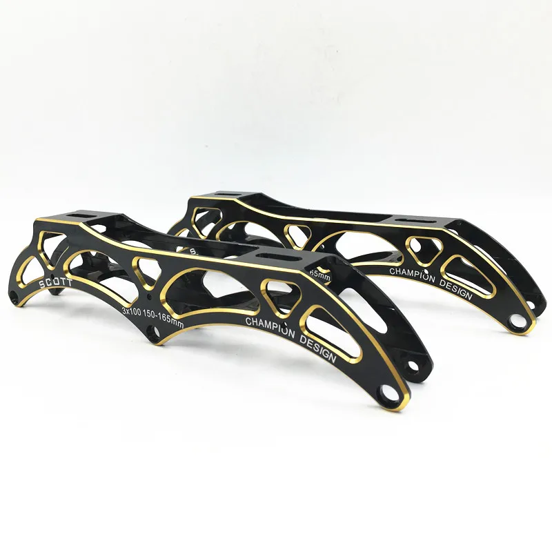 Prix pour 3*100 MM inline cadre de patinage de vitesse 135 165mm roller cadre en aluminium vitesse skate tenir 7075 inline skate châssis 3 roues Prix pour 3*100 MM inline cadre de patinage de vitesse 135 165mm roller cadre en aluminium vitesse skate tenir 7075 inline skate châssis 3 roues