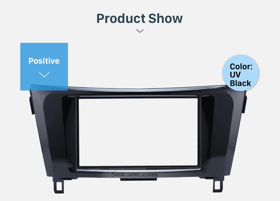 Seicane черный 2Din автомобильный Радио фасции Стерео DVD адаптер рамка панель отделка комплект приборной панели для Nissan X-Trail Qashqai