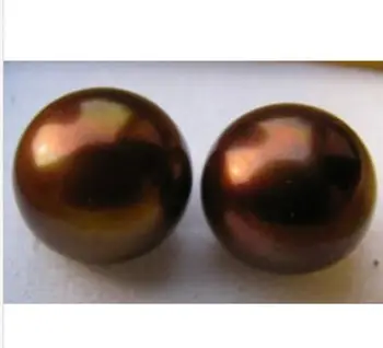 

shitou 00230 SOUTH SEA chocolate PEARL EARRING 14K discount 40%