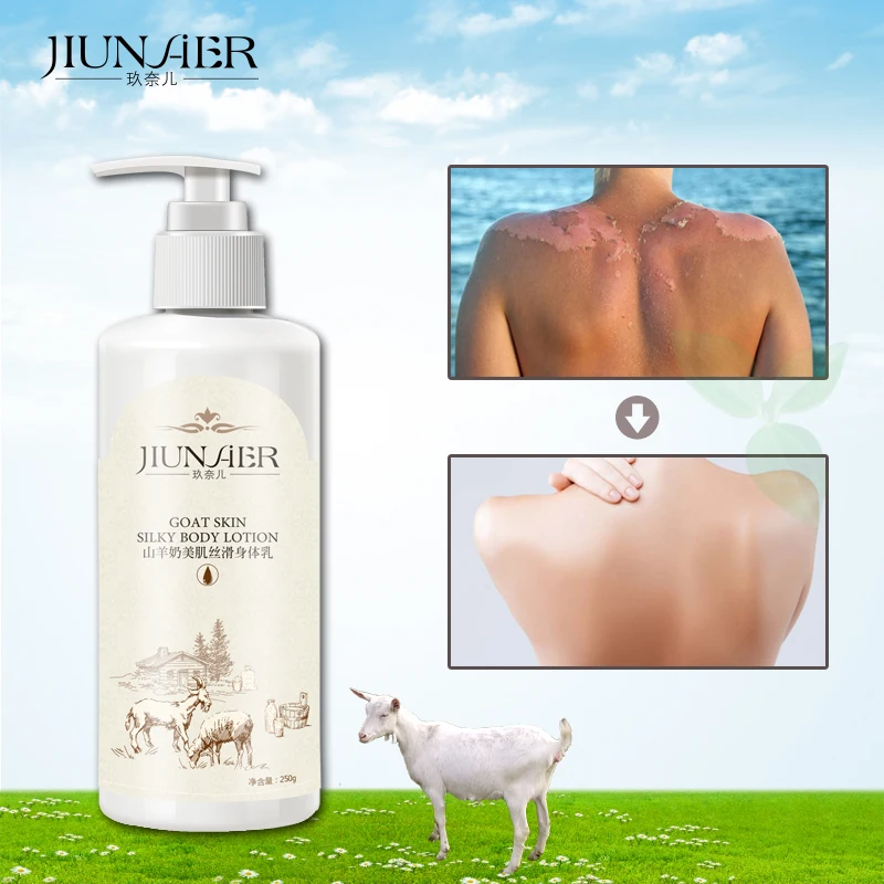 Goat Milk Skin Silky Body Lotion Skin Care Anti-Chapping Moisturizing Whitening Nourishing Antibacterial Body Cream Goat Milk Skin Silky Body Lotion Skin Care Anti-Chapping Moisturizing Whitening Nourishing Antibacterial Body Cream