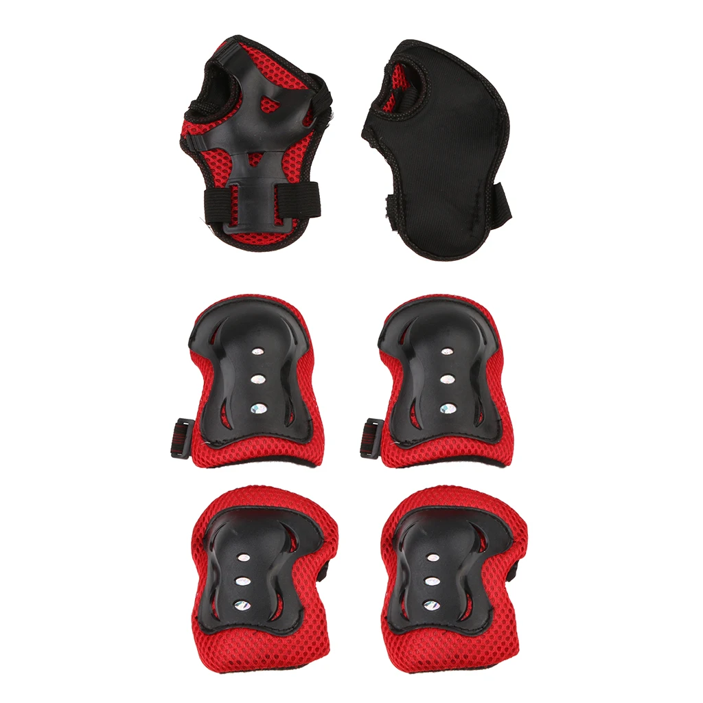 7 Pieces Kids Children Roller Skating Skateboard Bike Helmet Knee Elbow Pad Wrist Guard Safety Protective Sets