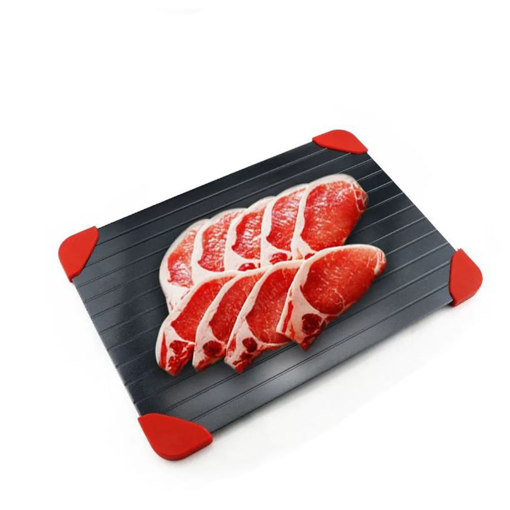 Aluminum Defrosting TrayFrozenThawing Plate Fast Defrosting Tray Thaw Defrost Meat Frozen Food Kitchen tool Aluminum Defrosting TrayFrozenThawing Plate Fast Defrosting Tray Thaw Defrost Meat Frozen Food Kitchen tool