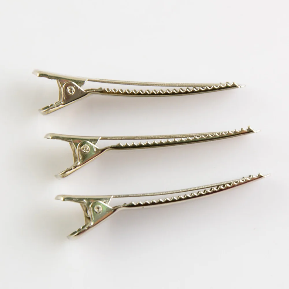 60 pcs/ lot , 5cm Alloy Alligator Hairpin Barrette Hair Clip Women/Girl Hair Accessories in