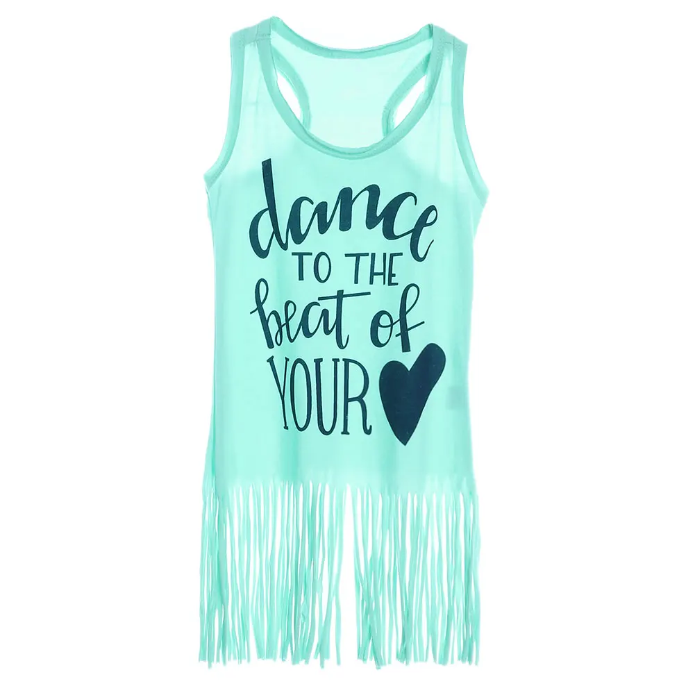 Fringe Kids Girl T shirt Summer Girl T shirt For Girls t shirts Kids