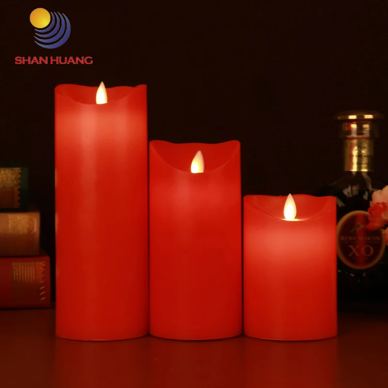 Red LED Swing candle Holiday electronic candles LED Household adornment