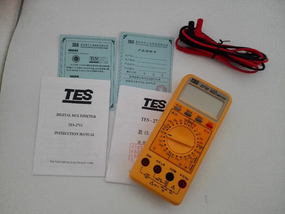 TES2712 Digital Multimeter DMM LCR Meter Test Voltmetermultimeter