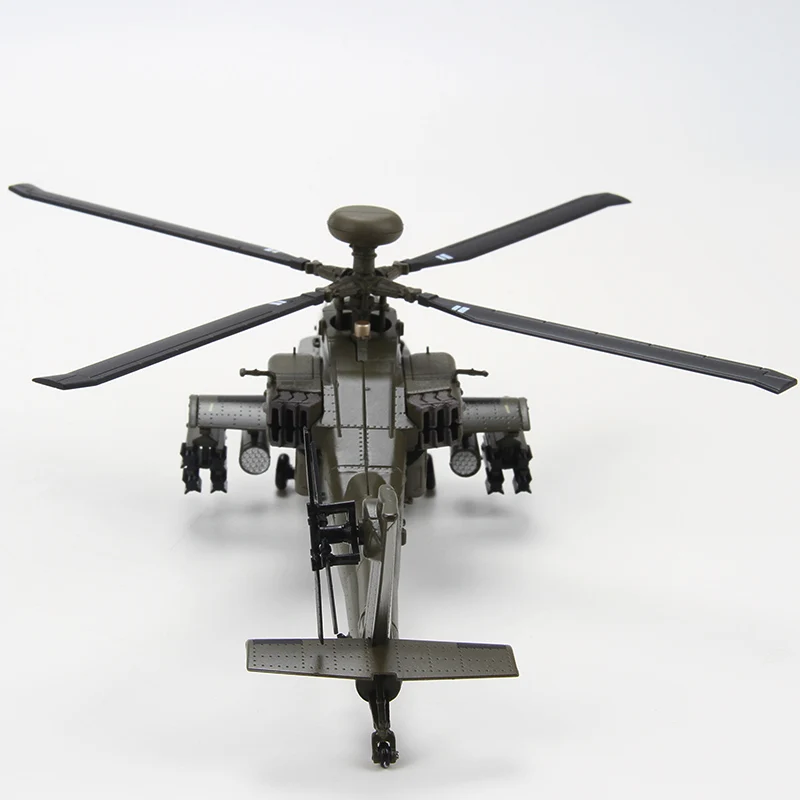 Новый YJ 1/72 масштаб военная модель игрушки Boeing AH 64D вертолет Apache литой