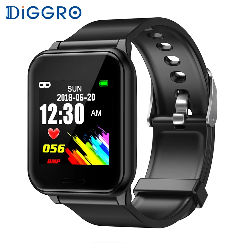Diggro Z02, умные часы для женщин, кровяное давление, монитор сердечного ритма, сообщение, напоминание, умные часы для IOS и Android