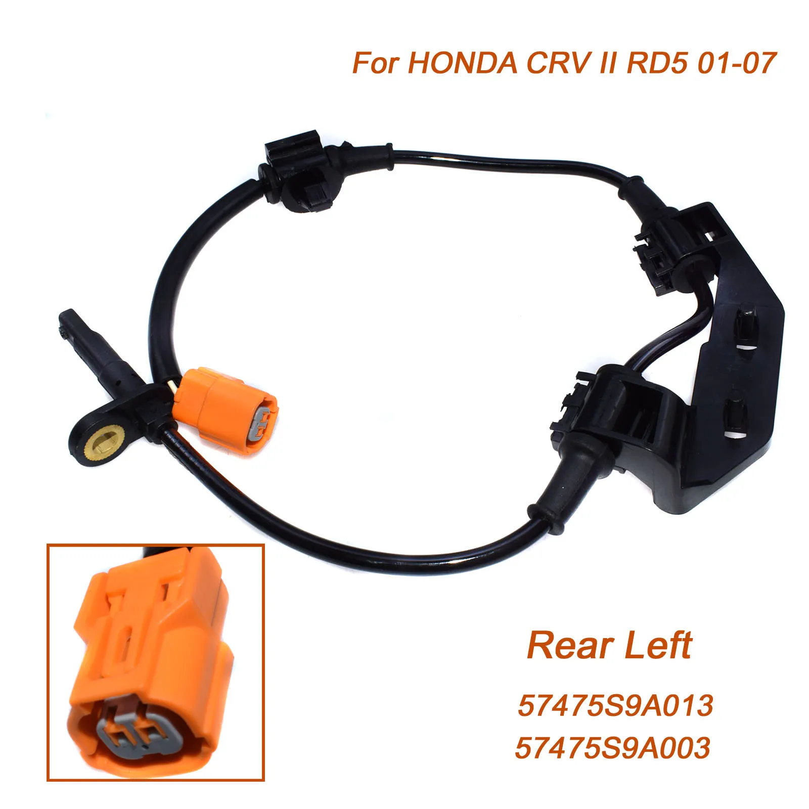 Rear Left WOLFIGO ABS Датчик скорости колеса Передний Задний левый правый для Honda CR-V CRV 02-06 57470S9A013, 57450S9A013, 57475S9A013, 57455S9A013 - Цвет: Rear Left