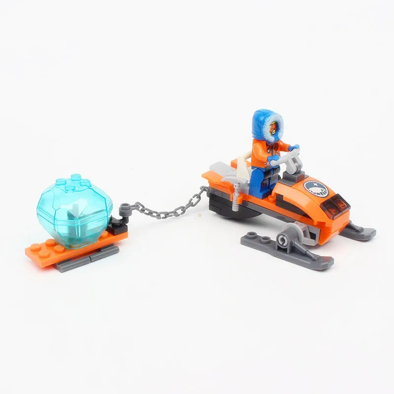 

Bela 10437 119pcs URBAN Series Polar Adventure Arctic Building Blocks Set Bricks Compatible With Legoings Toys 60032