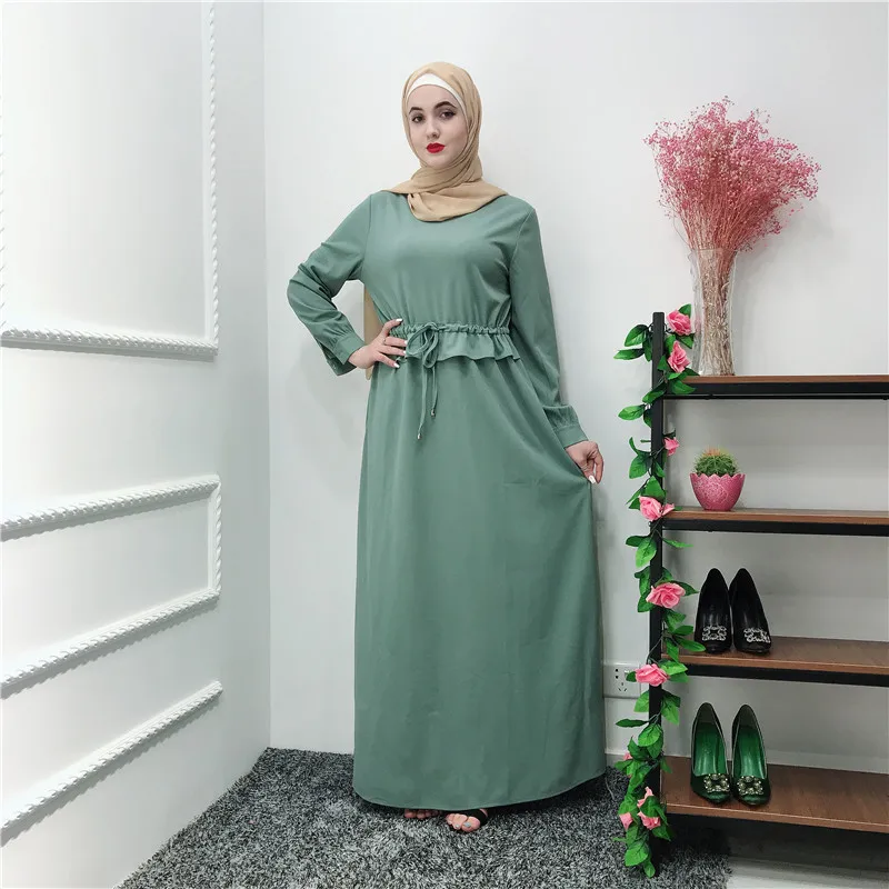 

Kaftan Abaya Dubai Arabic Turkey Ruffles Hijab Muslim Dress Ramadan Abayas For Women Caftan Marocain Turkish Islamic Clothing
