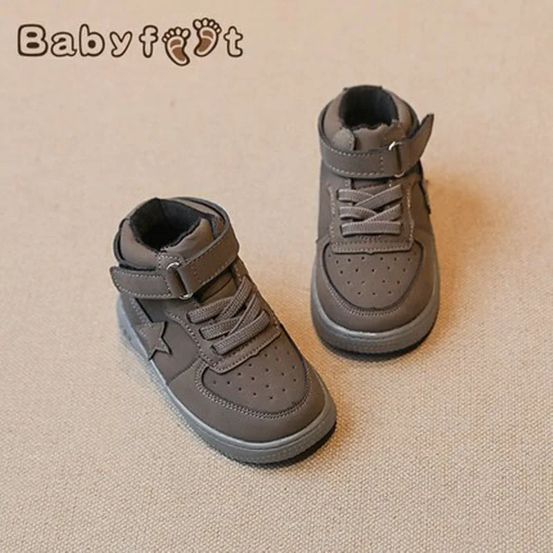 babyfeet New fashion little baby girls booties Non-Slip high top children ankle enfants toddler shoes boy boots kids size 16-19 babyfeet new winter warm boots newborn baby boys girls cute shoes infant toddler soft sole anti slip snow booties size3 5 11