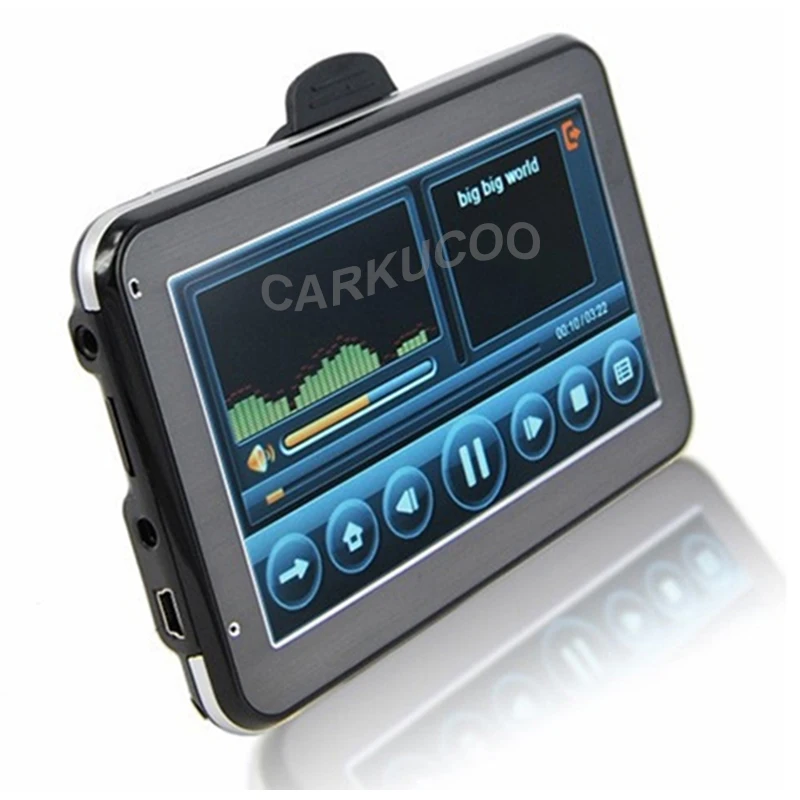 New 5 Inch HD Car GPS Navigation 800MHZ FM 4GB DDR3 Free Maps For Russia Belarus