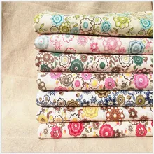 Ibotti 7 шт./лот 50x50 см подсолнечника хлопковая прошитая ткань Tilda Doll DIY лоскутное шитье текстильная ткань telas