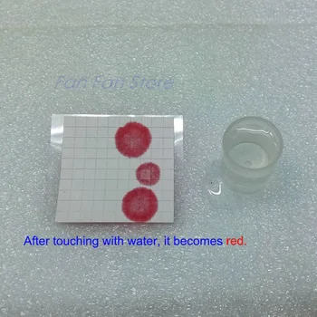

Water Sensitive Label Sticker 4*4mm Touch Water Turn Red Anti-counterfeit Sticke Security Label