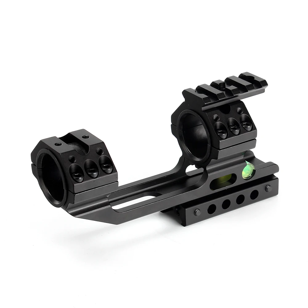 Caça Ohhunt 8 Dovetail 20mm Picatinny Weaver Riflescope Anéis 25.4mm 30mm Offset Escopo Montar Trilho Bolha Nível 11mm 3 - 7 Esporte e Lazer