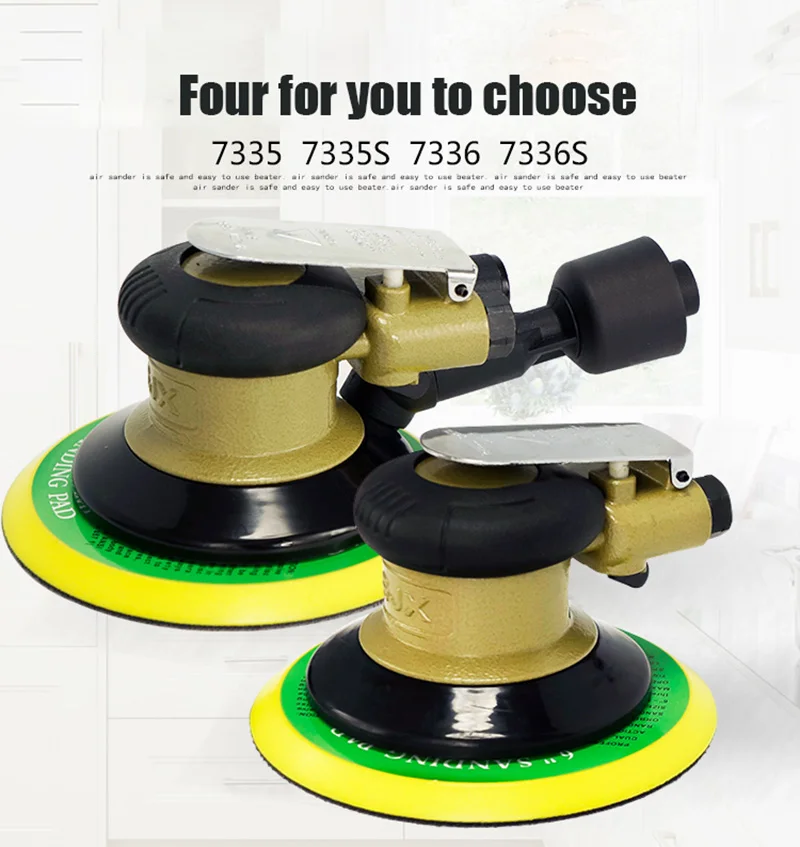 

One piece Top Quality 5'', 6'' Air Sander / Grinder Pneumatic Polishing Machine Air Polisher Tool