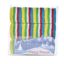 12 шт Красочные бумага для снежинок бумага Snow Storm фокус Бумага шоу фокусы реквизит для мага детские игрушки оптом