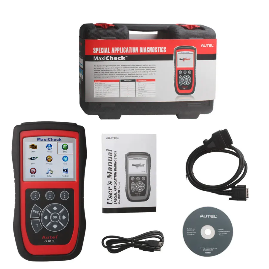 Autel maxichek Pro EPB/ABS/SRS/SAS/TPMS Функция специальное приложение Диагностика maxichek Pro