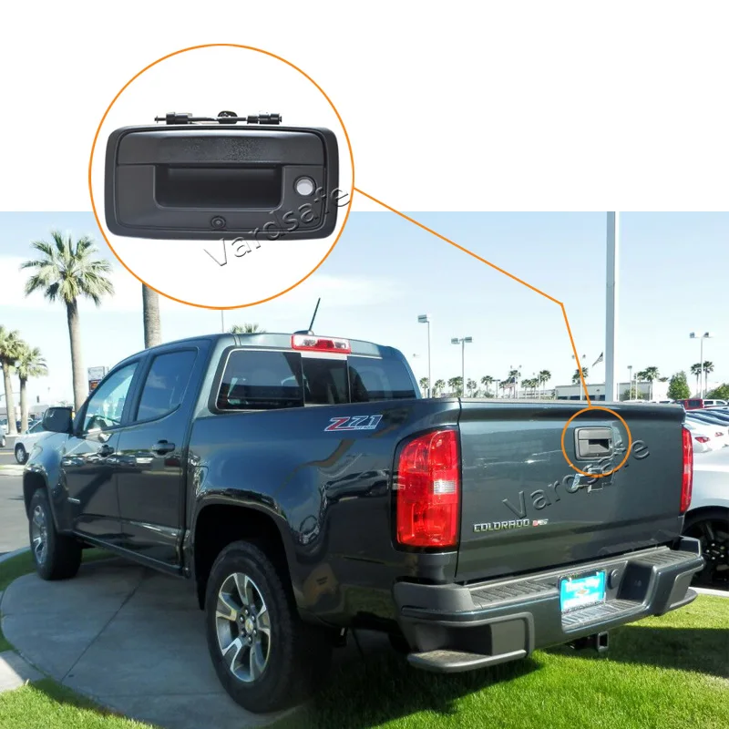 

Vardsafe VS219 | Tailgate Handle Rear View Reverse Backup Camera for Chevrolet Colorado / GMC Canyon (2015-2019)