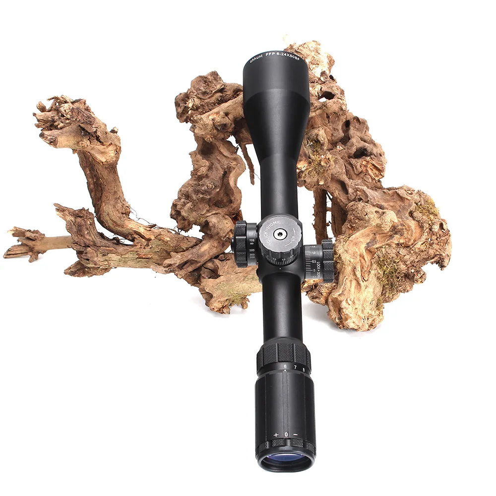 Ohhunt 6 24X50 SF FFP оптический прицел стекло Выгравированный охотничий Боковая