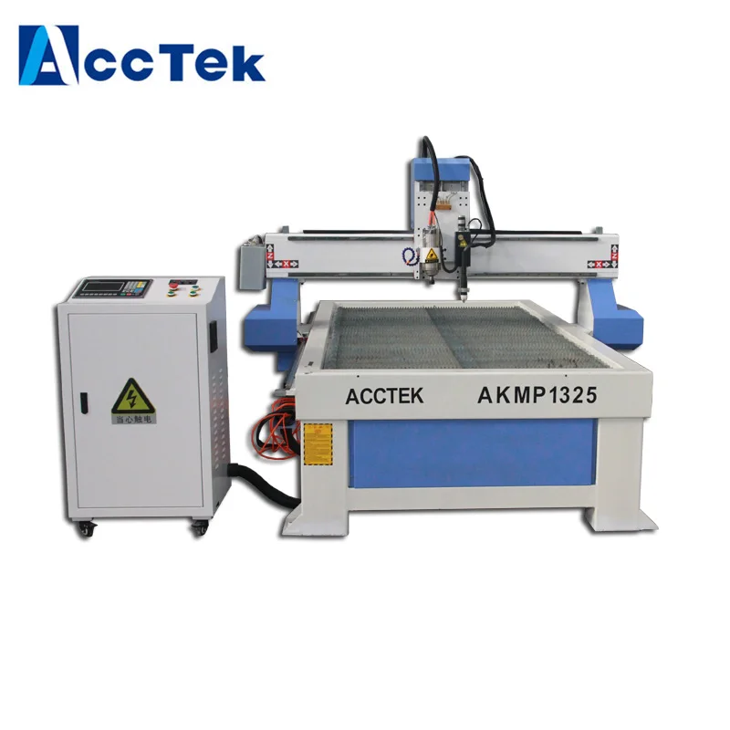

Advertising Plasma Cutting Machine For Iron Plate Stainless steel CNC Router Carving Metal With Two Heads