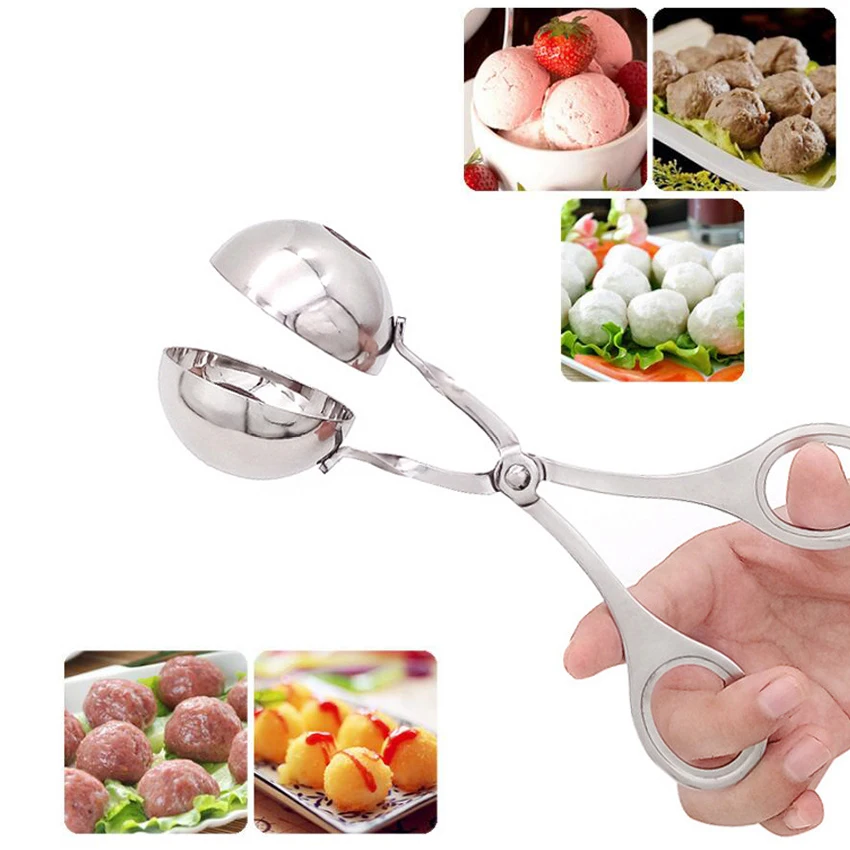 

High quality Convenient Meatball Maker Stainless Steel Stuffed meat ball machine DIY Fish Meat Ball Clip Rice Ball Maker