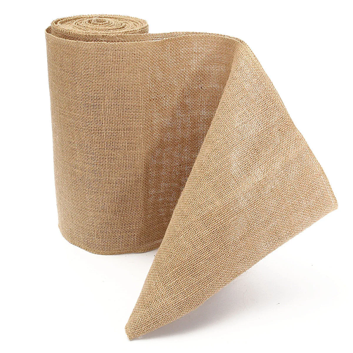 10 м Винтаж настольная дорожка джут, джутовая ткань, мешочная ткань ленты Свадебная вечеринка настольное Ремесло Декор подарок обёрточная бумага# EW