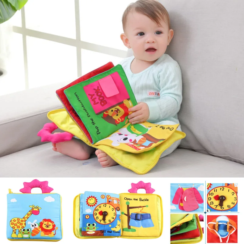 3D детская мягкая ткань книги 0 12 месяцев тихая ткань книги Игрушки для раннего развития развивающий подарок для младенцев погремушки игрушки для коляски