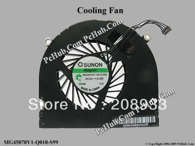 

For SUNON MG45070V1-Q010-S99 5V 2.0W notebook fan+cooling fan