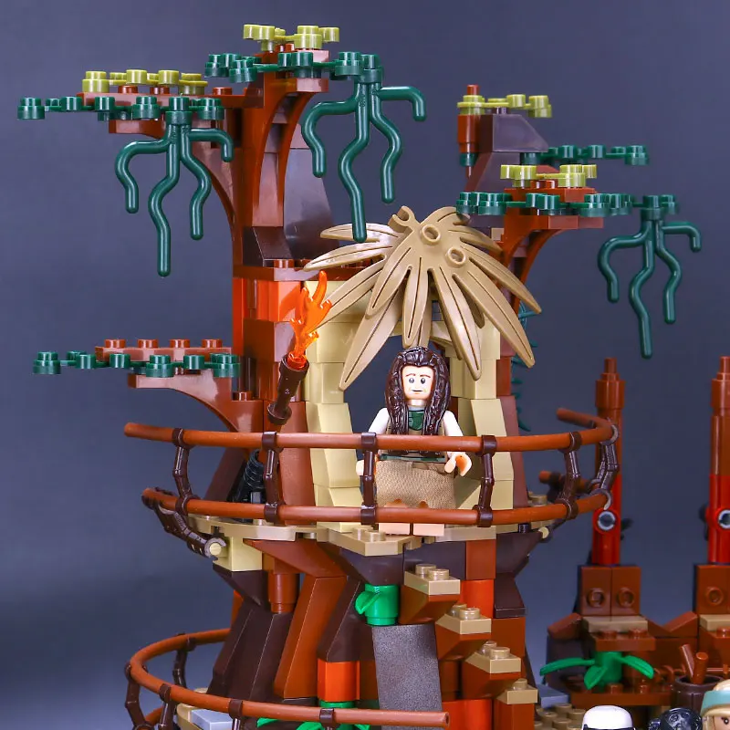 Цена DHL 05047 Звездные серии войны 10236 деревня эвоков строительные блоки Juguete Para consuir набор Кирпичи Детские игрушки рождественские подарки