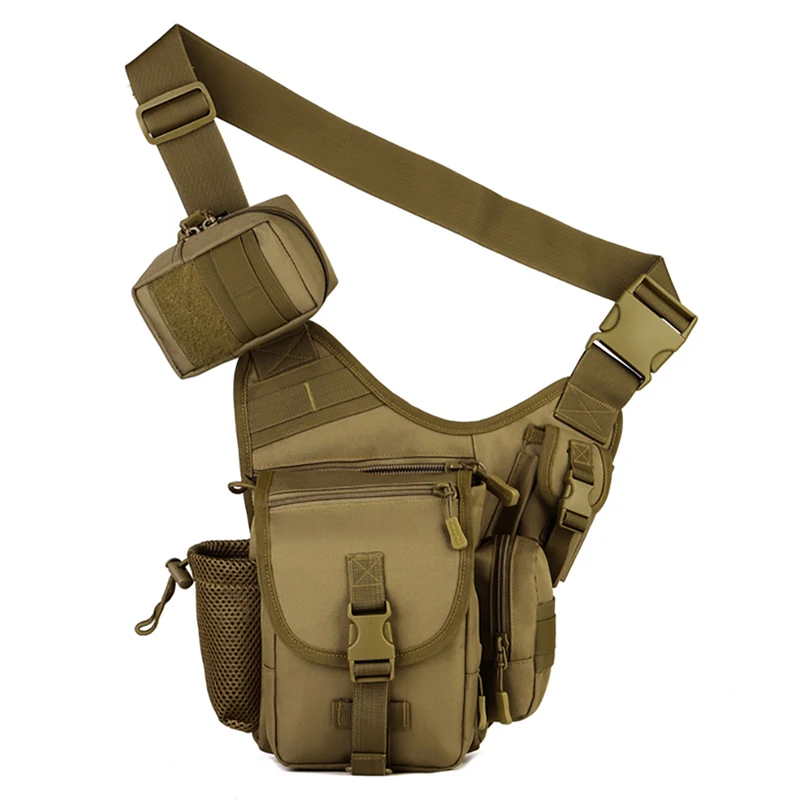 

Small Saddle Bag Outdoor Backpack Shoulder Diagonal Riding Fishing Travel Backpack Sports Bag Camouflage Military Tactics Bags
